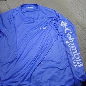 Columbia PFG light blue long sleeve XL